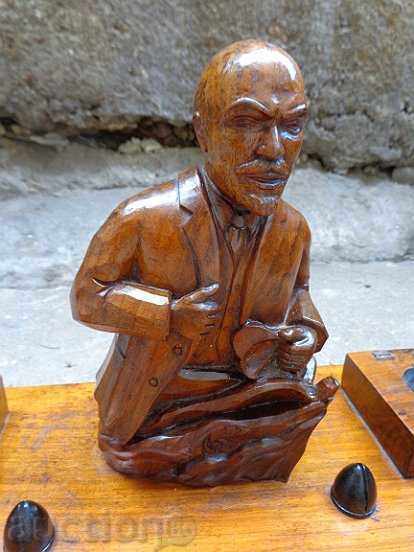 Παράδοση Παλιά μελάνι καρυδιάς με προτομή του Λένιν, στυλό, μελάνι Παράδοση Παλιά μελάνι καρυδιάς με προτομή του Λένιν, στυλό, μελάνι