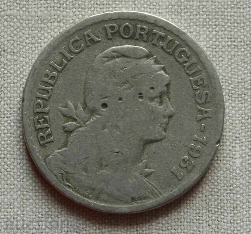 1 ескудо 1931 Португалия рядка ,забележки с цена € 3.07 | 6.00 лв. 1 ескудо 1931 Португалия рядка ,забележки с цена € 3.07 | 6.00 лв.