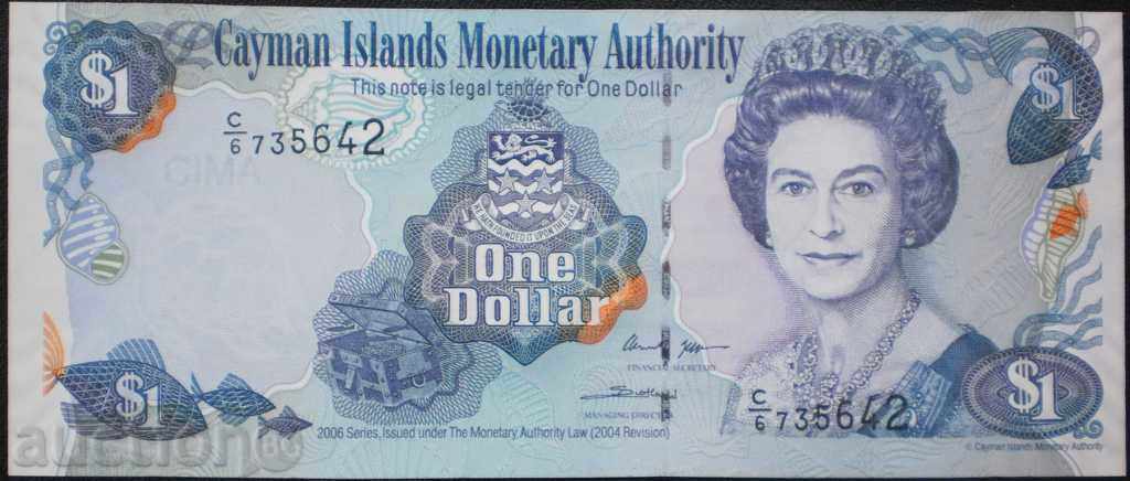 KAYMAN ISLANDS - 1 DOLAR -2004-UNC-RARE