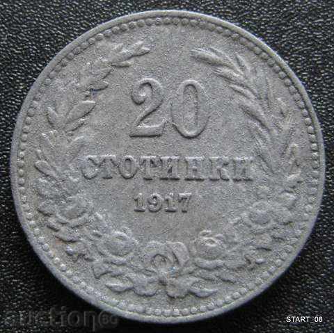 20 cenți 1917.