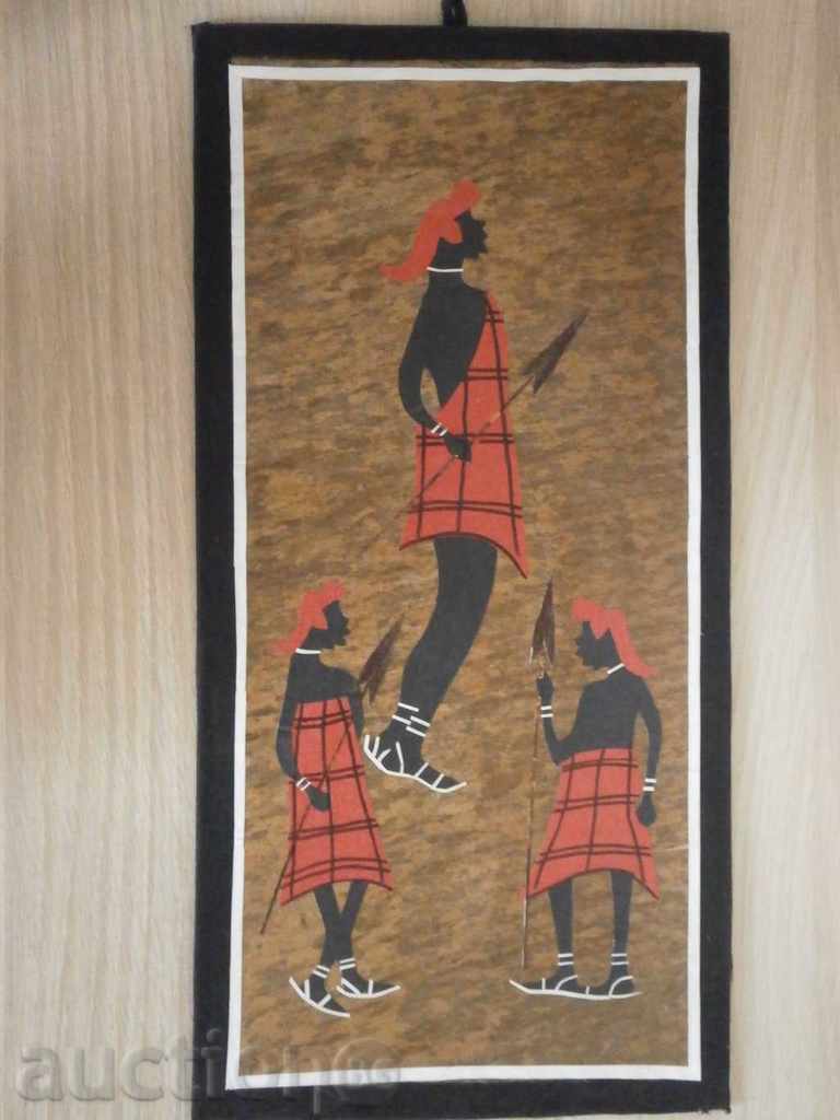 Banana Sheet-9 Masai Painting with price 55.00 BGN | € 28.12