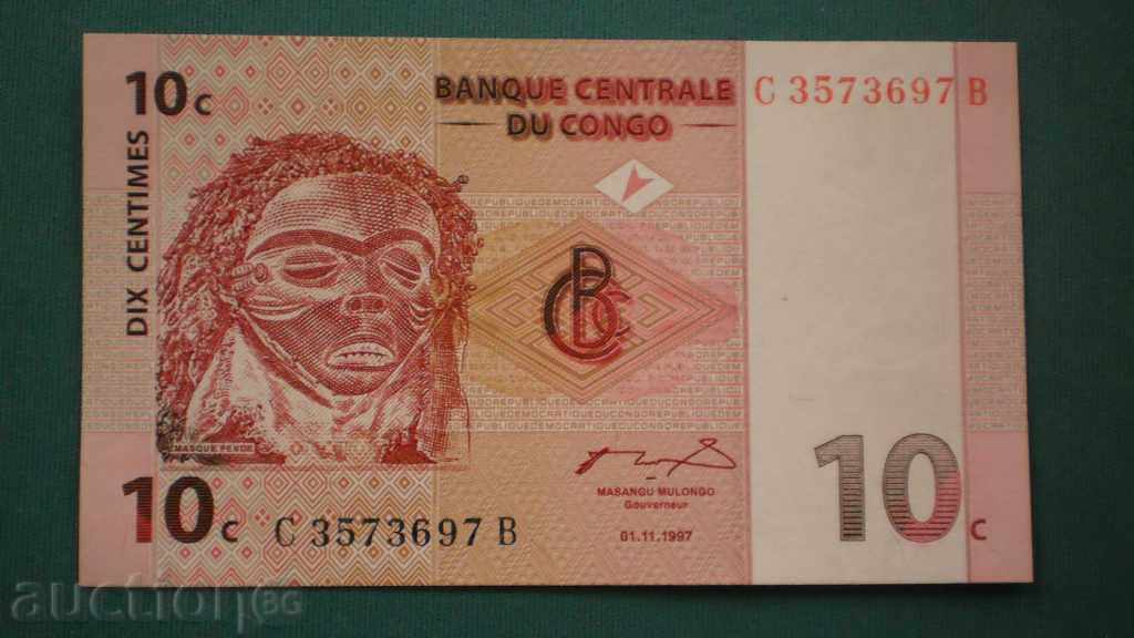 10 CENTER 1997 CONGO
