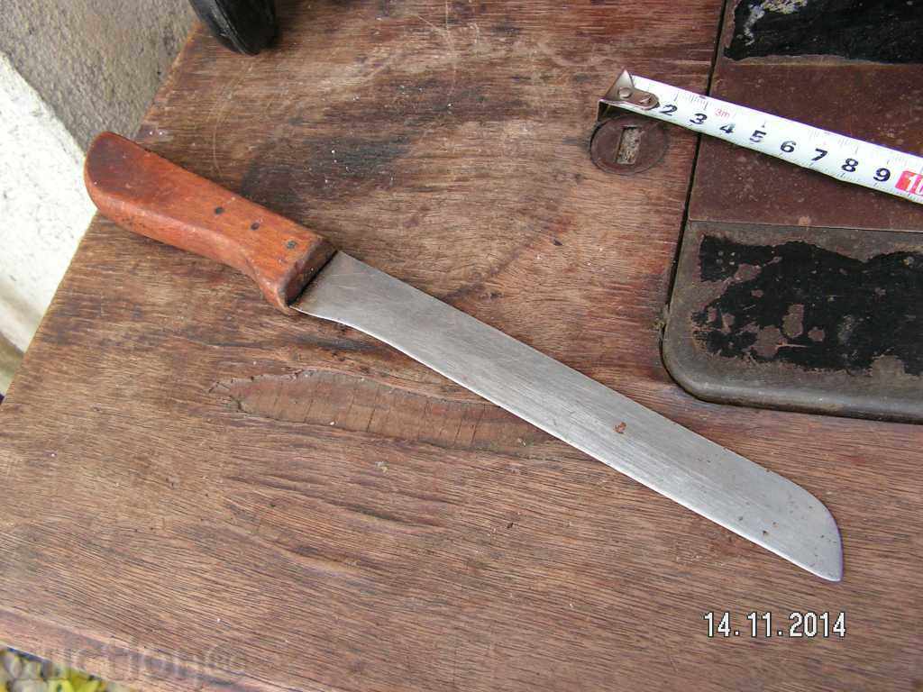 4312. OLD STAINLESS BREAD KNIFE