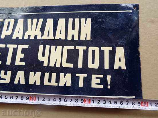 Delivery of Enamelled plaque, plaque Delivery of Enamelled plaque, plaque