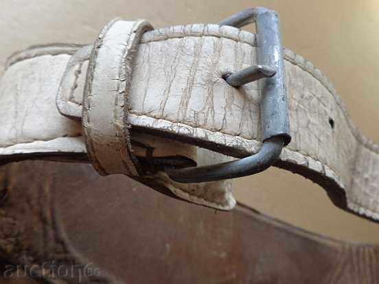 Ζώνη αθλητή του συλλόγου Ετάρ, δερμάτινη ζώνη αρσιβαρίστα - 7