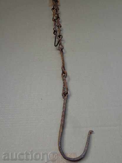 Hearth for hearth, hook, quail, wrought iron - 7 Hearth for hearth, hook, quail, wrought iron - 7
