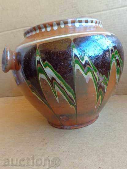 Ceramic vessel, handgun, gun, pot, jar, jar for honey - 7 Ceramic vessel, handgun, gun, pot, jar, jar for honey - 7