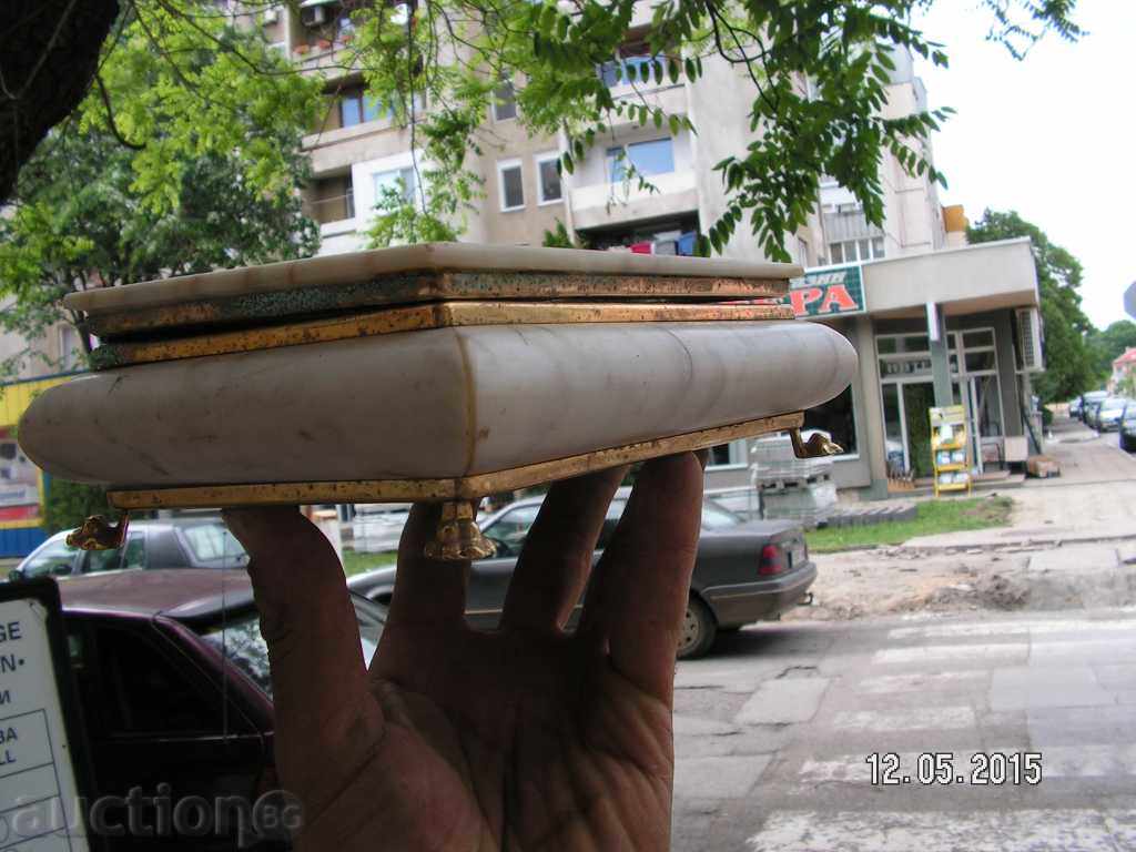 5165. BEAUTY OLD BOX SHIRT BRONZE JEWELRY - 5 5165. BEAUTY OLD BOX SHIRT BRONZE JEWELRY - 5