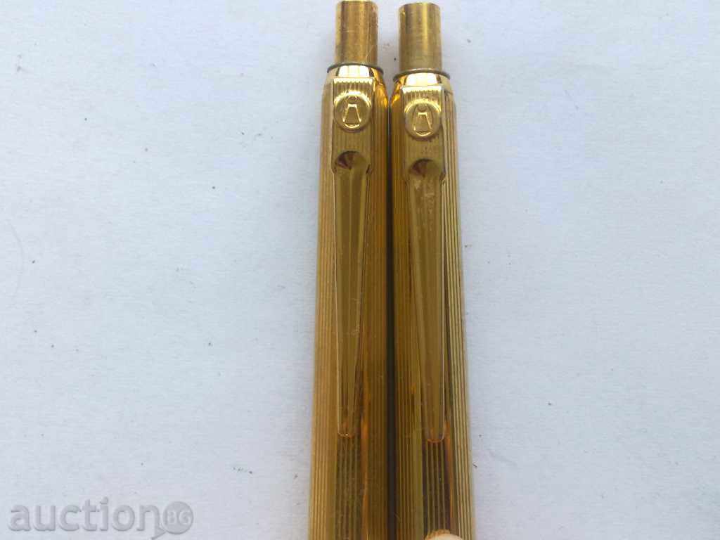 Auction Gold plated pencils Auction Gold plated pencils