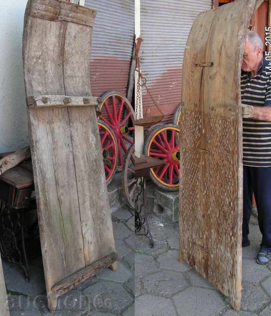 5204. AUTHENTIC OLD WOOD DANGER FOR WALL - 7 5204. AUTHENTIC OLD WOOD DANGER FOR WALL - 7