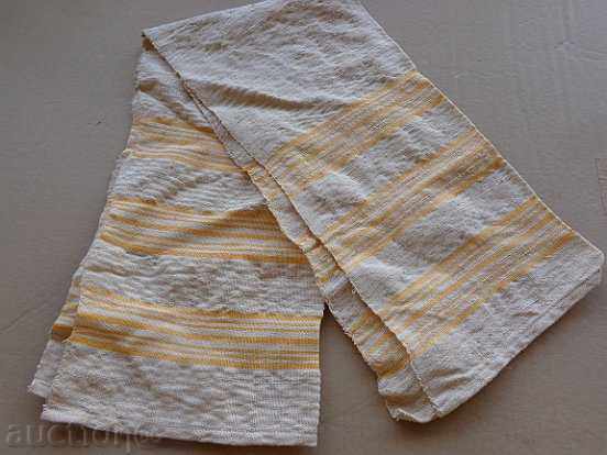 Стара кенарена кърпа, плетка, кенар