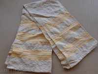 Стара кенарена кърпа, плетка, кенар