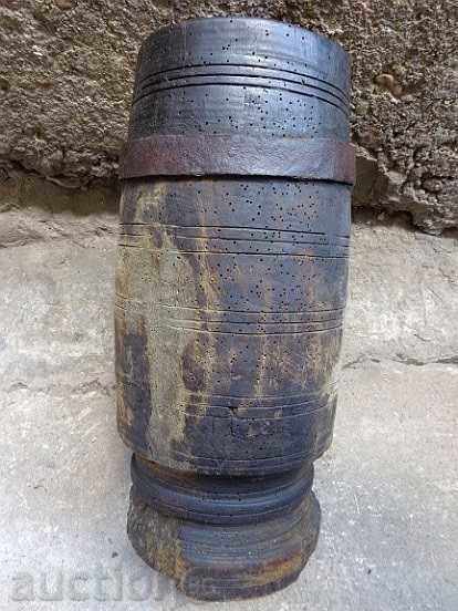 Old wood chiller, mortar, wooden, kettle, cork - 5 Old wood chiller, mortar, wooden, kettle, cork - 5