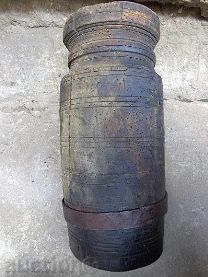 Old wood chiller, mortar, wooden, kettle, cork - 7 Old wood chiller, mortar, wooden, kettle, cork - 7