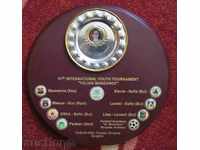 football big tournament plaque Julian Mansarov