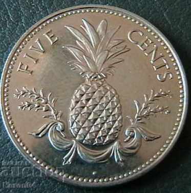 5 цента 2005, Бахамски острови