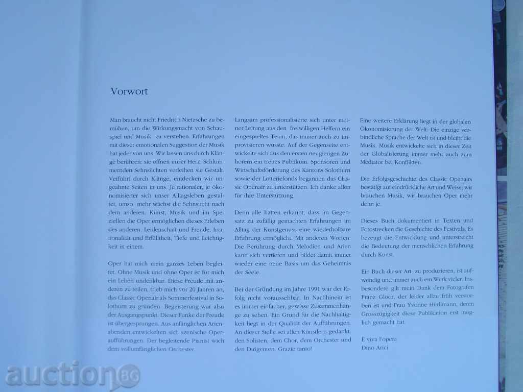 Delivery of "Classic Openair 20 Jahre1991-2010Solothurn-2CD" -146p