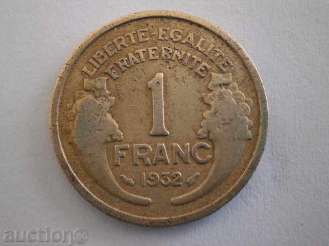 Франция, 1 франк 1932 г., 30W