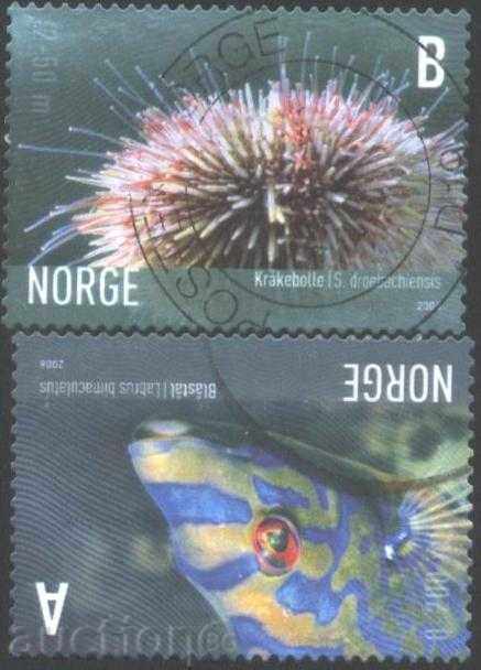 Marked stamps Marine fauna 2006 from Norway