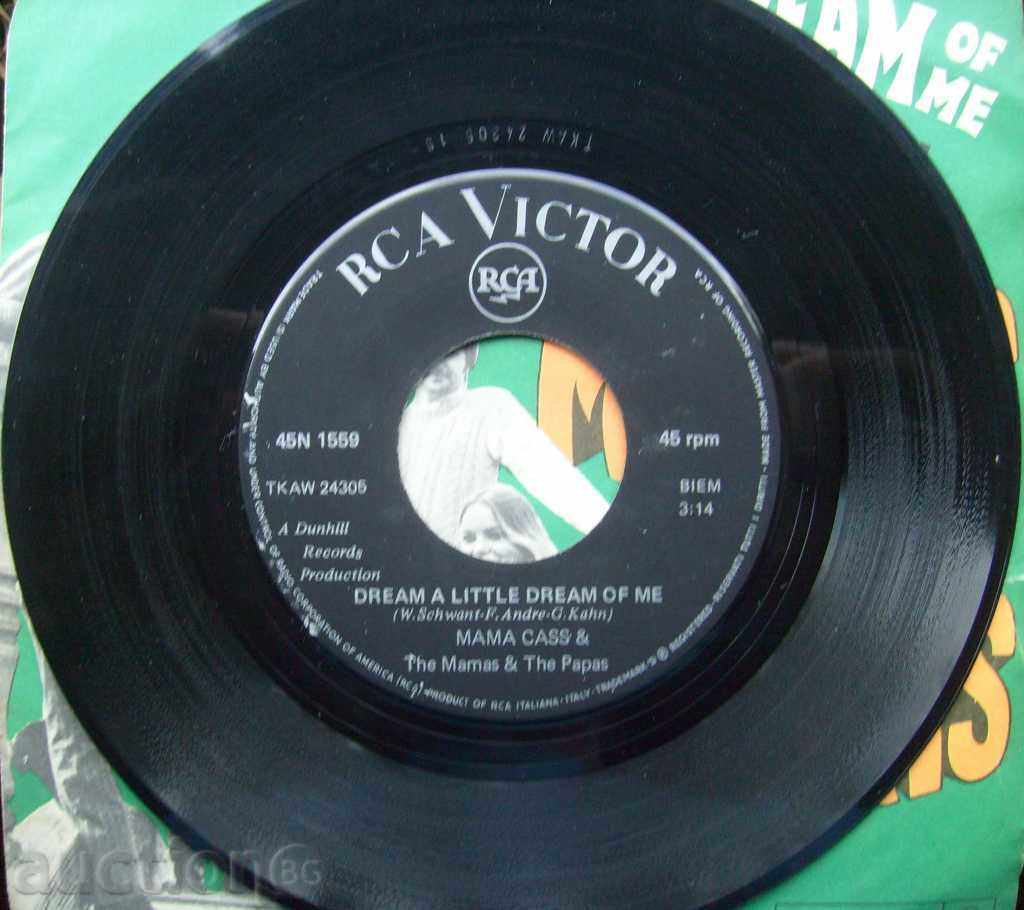 Auction small plate - Mamas & Papas - 1968 Auction small plate - Mamas & Papas - 1968