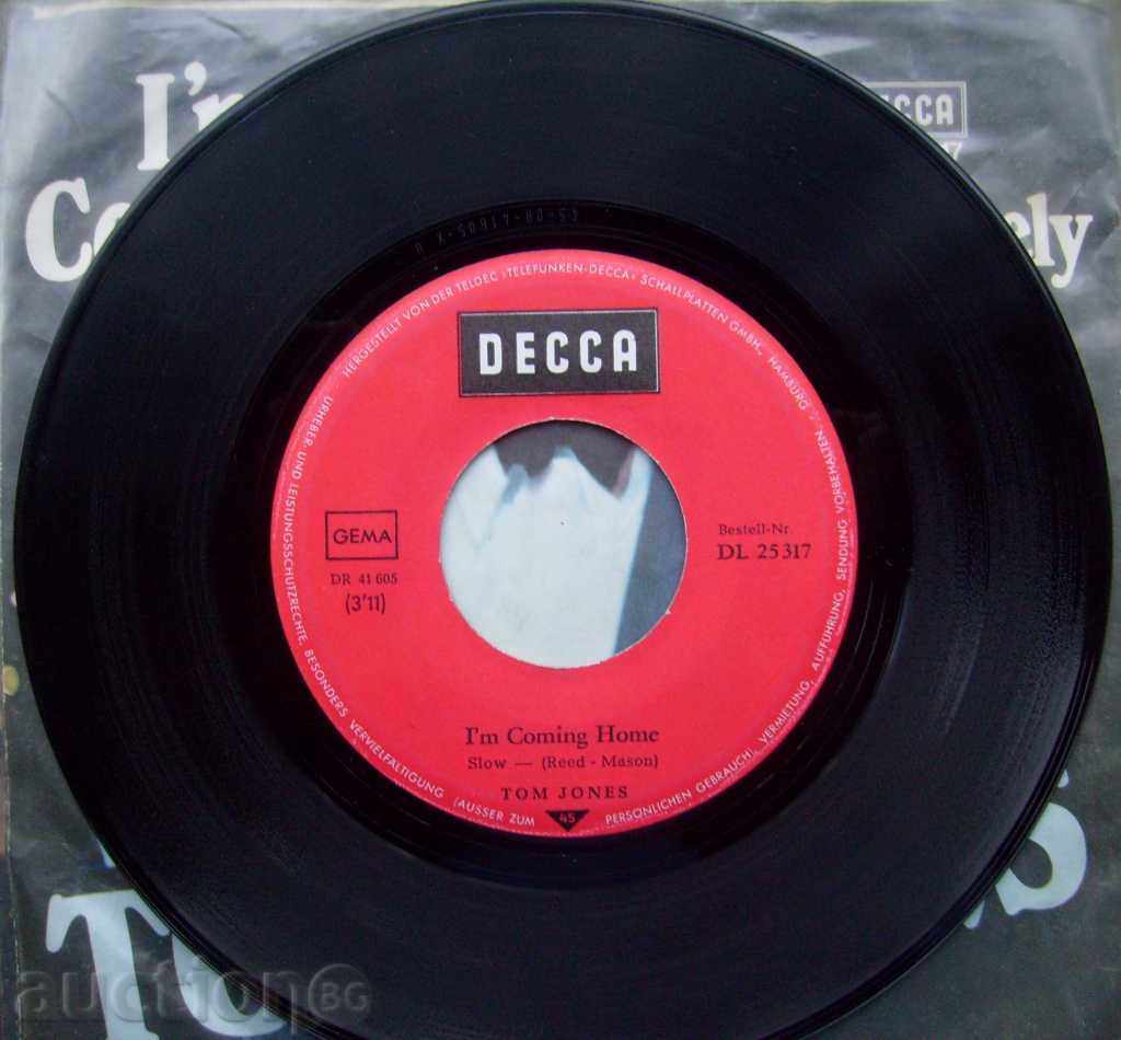 Auction Little Plate - Tom Jones - 1967 Auction Little Plate - Tom Jones - 1967