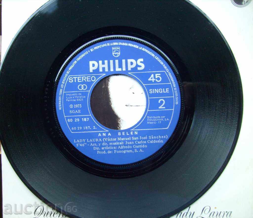 Auction  small plate - Ana Belen / Spain 1973