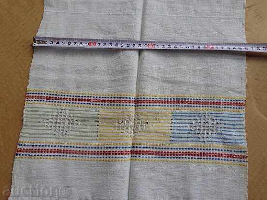 Old fringed cloth with lace, knitting, fringe with embroidery - 7 Old fringed cloth with lace, knitting, fringe with embroidery - 7