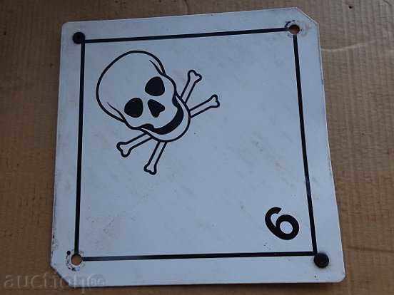 Delivery of Enamelled plaque, plaque Delivery of Enamelled plaque, plaque