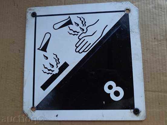 Enamelled plaque, plaque - 6 Enamelled plaque, plaque - 6