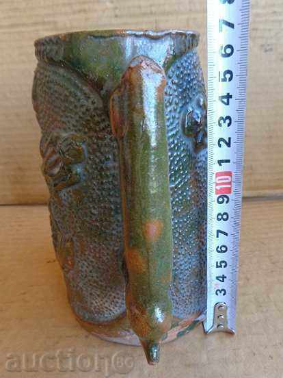 Delivery of Glazed Jug, Trojan Pottery, Goblet