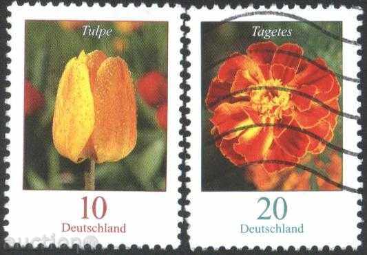 Клеймовани марки Цветя от Германия