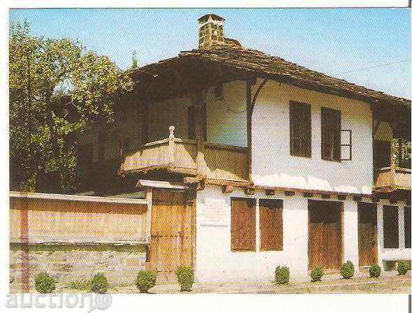 Postcard Bulgaria The village of Golyam Izvor LovechHouse-museum Vasil Levski *
