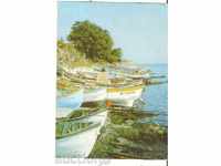 Καρτ ποστάλ της Βουλγαρίας Πομόριε Ψαράς της Wharf *