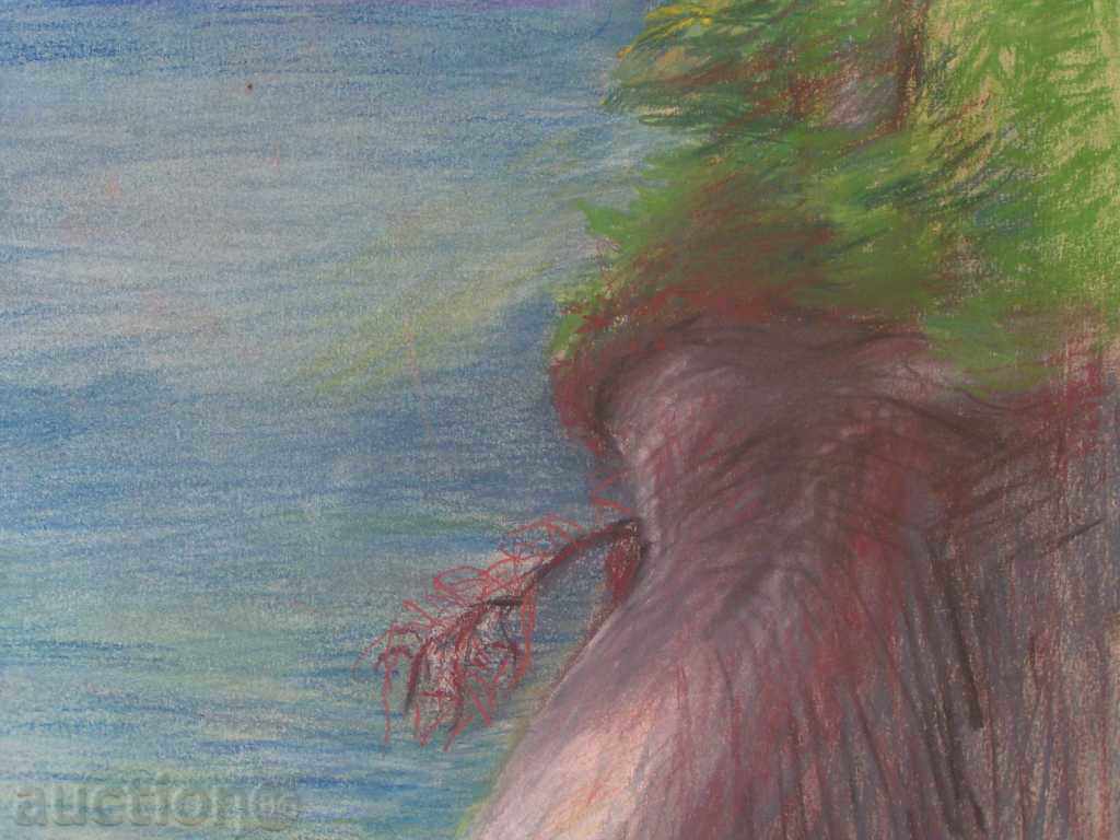 PAINTING BEACH pastel / Maria Mezhdurechka with price 20.00 BGN | € 10.23 PAINTING BEACH pastel / Maria Mezhdurechka with price 20.00 BGN | € 10.23