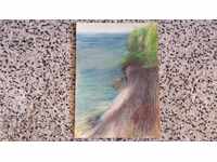 PAINTING BEACH pastel / Maria Mezhdurechka