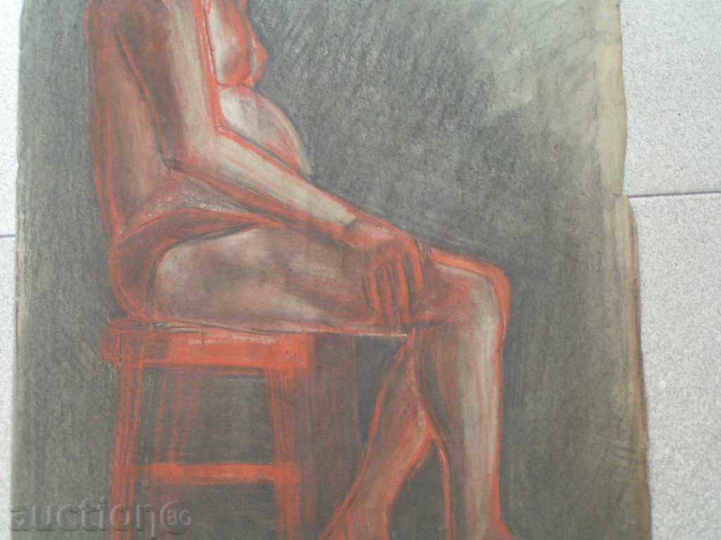 Auction Color graphics of naked male body Auction Color graphics of naked male body