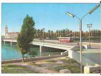 Carte poștală Bulgaria Plovdiv pod peste râul Maritsa 1 *