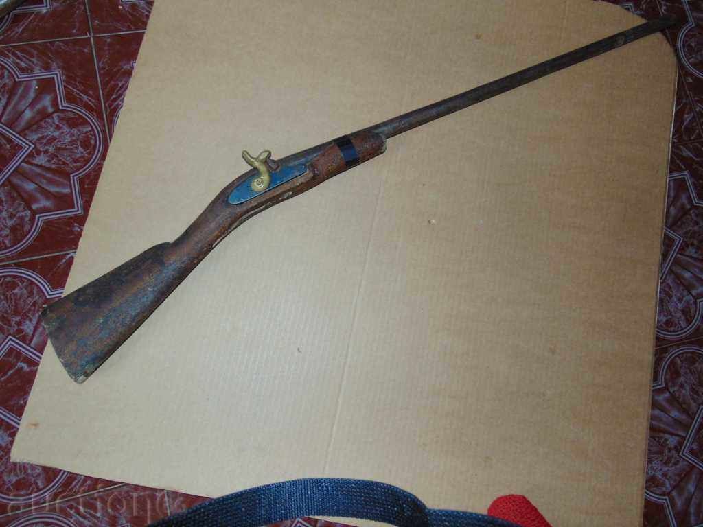 an old rifle missing
