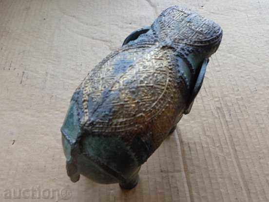 Old bronze elephant, statuette, figure, figure, sculptor - 6