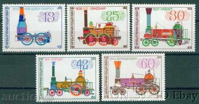 3320 Bulgaria 1984 Locomotives - II. **