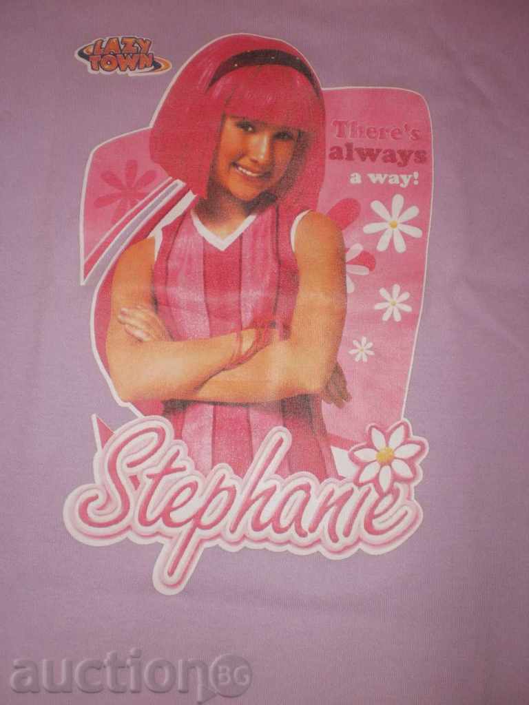 Доставка на Лилава тениска със Стефани размер 164, нова Доставка на Лилава тениска със Стефани размер 164, нова