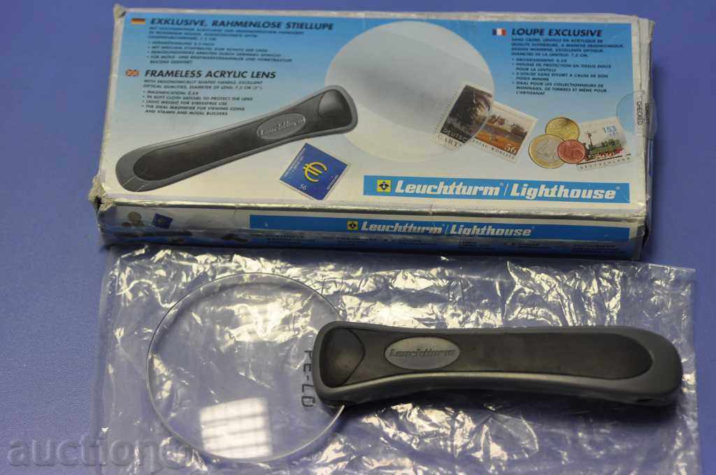 Μεγεθυντικός φακός "Leuchtturm" 75mm & 2,5x Μεγεθυντικός φακός "Leuchtturm" 75mm & 2,5x