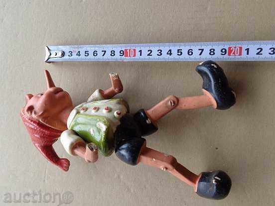 Bakelitena vechi jucărie 40s Pinocchio - 7
