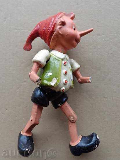 Стара бакелитена детска играчка Пинокио 40-те години
