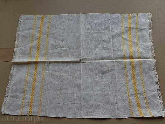 Стара кенарена кърпа , плетка, кенар с бродерия