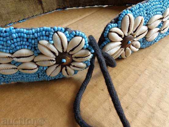 Corded belt, beaded belt - 5 Corded belt, beaded belt - 5