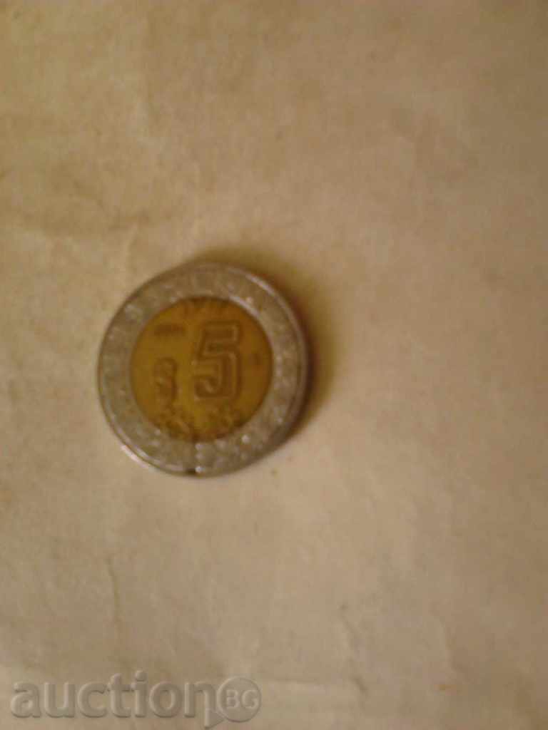 Μεξικό 5 πέσος 2004