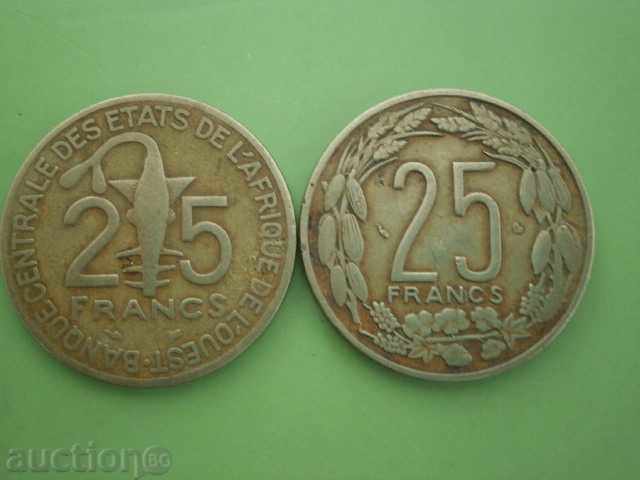 Set 25 francs, CAST and CAS - 14 W with price 7.40 BGN | € 3.78 Set 25 francs, CAST and CAS - 14 W with price 7.40 BGN | € 3.78