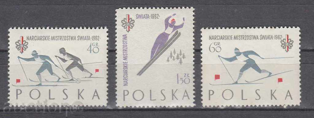 31K502 / POLONIA - 1962 SPORT Cross Country Sărituri cu schiurile