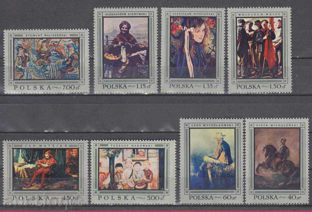 Auction 31K509 / POLAND - 1968 ART - PICTURES OF POLISH ARTISTS Auction 31K509 / POLAND - 1968 ART - PICTURES OF POLISH ARTISTS